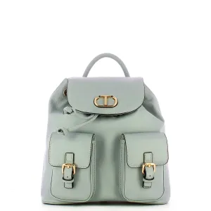 Twin Set - Zaino con tasche e Oval T Blue Tear - 241TB7124 - BLUE/TEAR