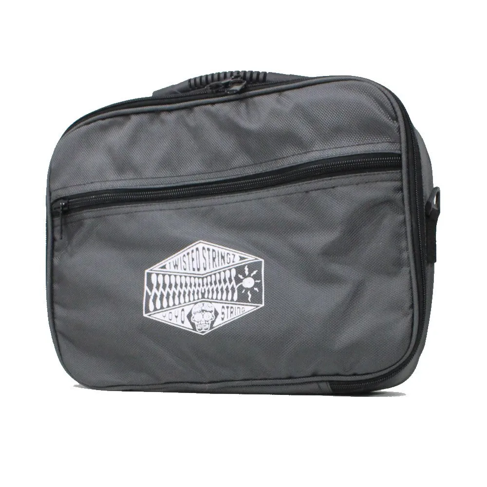 Twisted Stringz Deluxe Yo-Yo Bag - YoYo Carry Case - Holds 12 Yo-Yos- Triple Stitch Shoulder Strap - Double Graphics