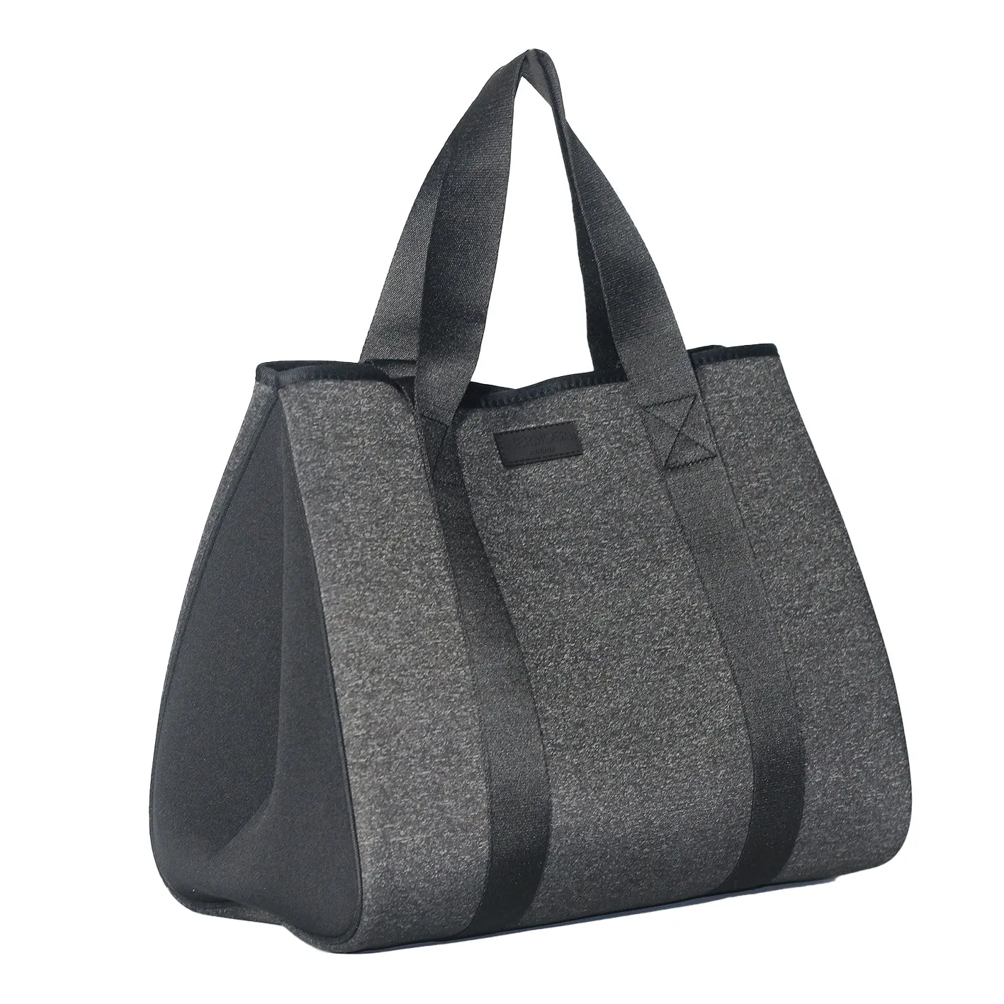 Two Tone Grey/Black Tote Bag