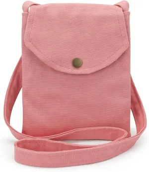 Ultralight Small Crossbody Bags, Canvas Small Crossbody Purses for Women and Girls, Compact Small Crossbody Purse