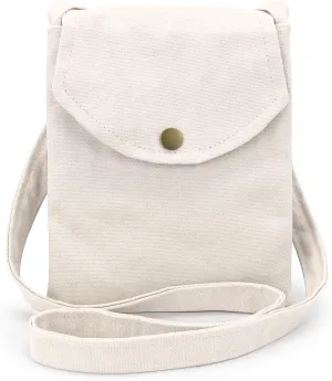 Ultralight Small Crossbody Bags, Canvas Small Crossbody Purses for Women and Girls, Compact Small Crossbody Purse
