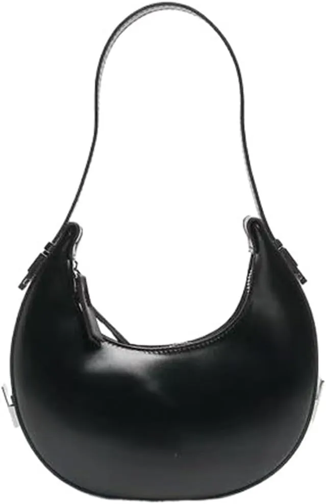 Underarm Bag Solid Color Casual Texture Fashion One Shoulder French Niche Crescent Shape