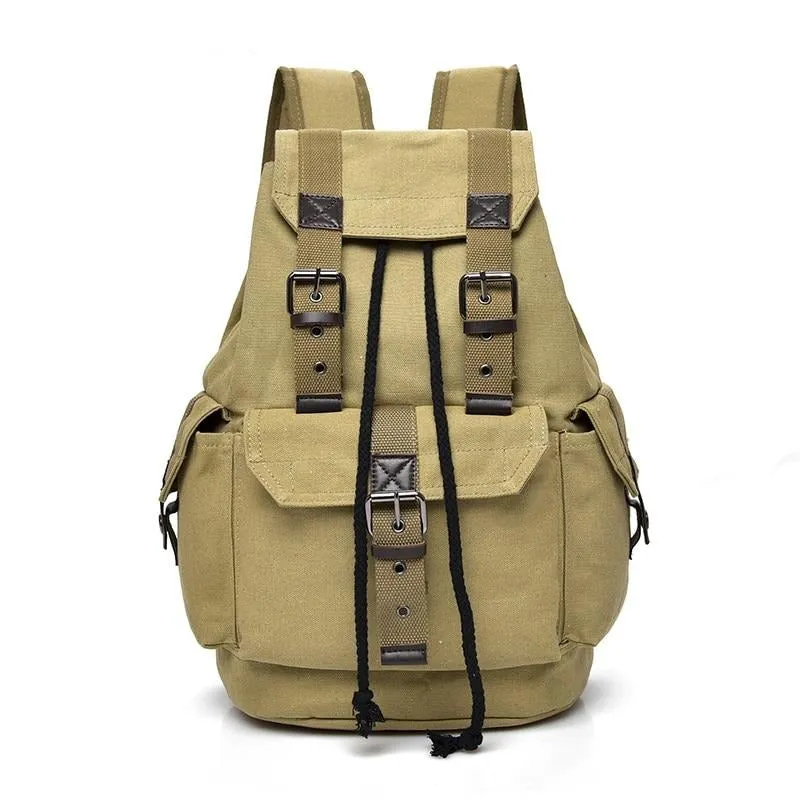 Unisex Canvas Backpack Men Backpacks Large Male/Females High Quality Canvas Backpacks