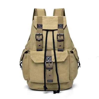 Unisex Canvas Backpack Men Backpacks Large Male/Females High Quality Canvas Backpacks