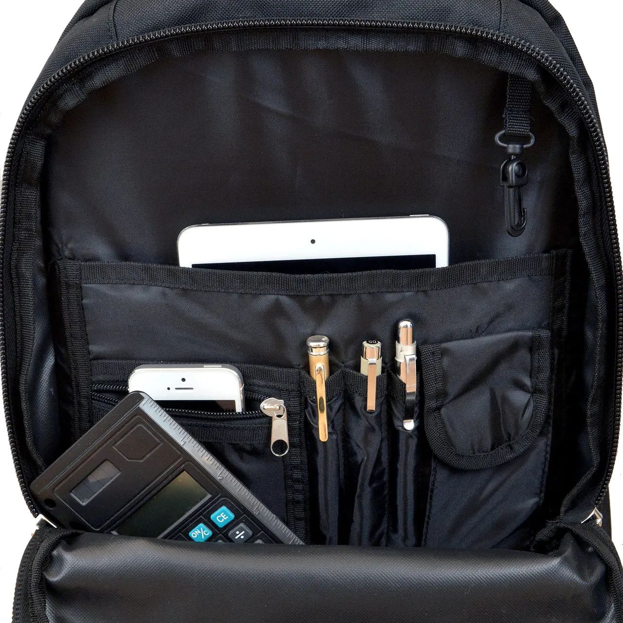 Utah Premium Wheeled Backpack in Black