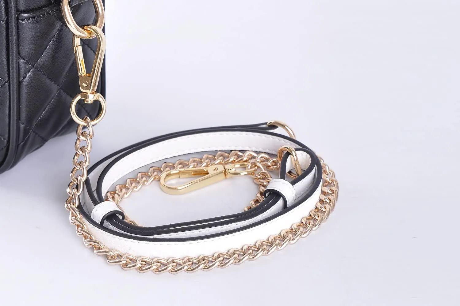 VanEnjoy Genuine Leather Chain Strap Replacement Purse Crossbody Bag Handbag Adjustable