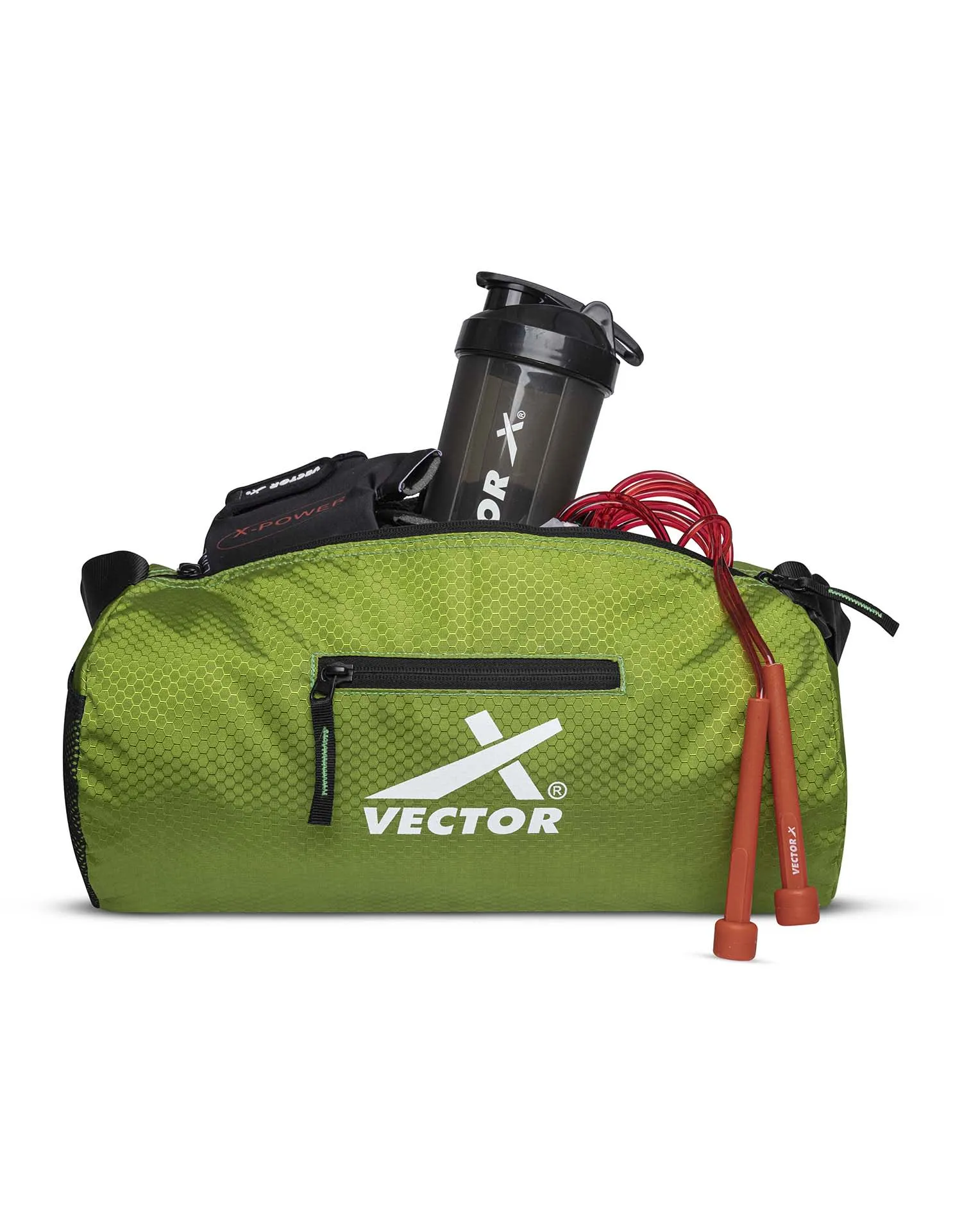 VECTOR X Attacker gym bag |Duffle Bags | for Men & Women  (green) 17 L