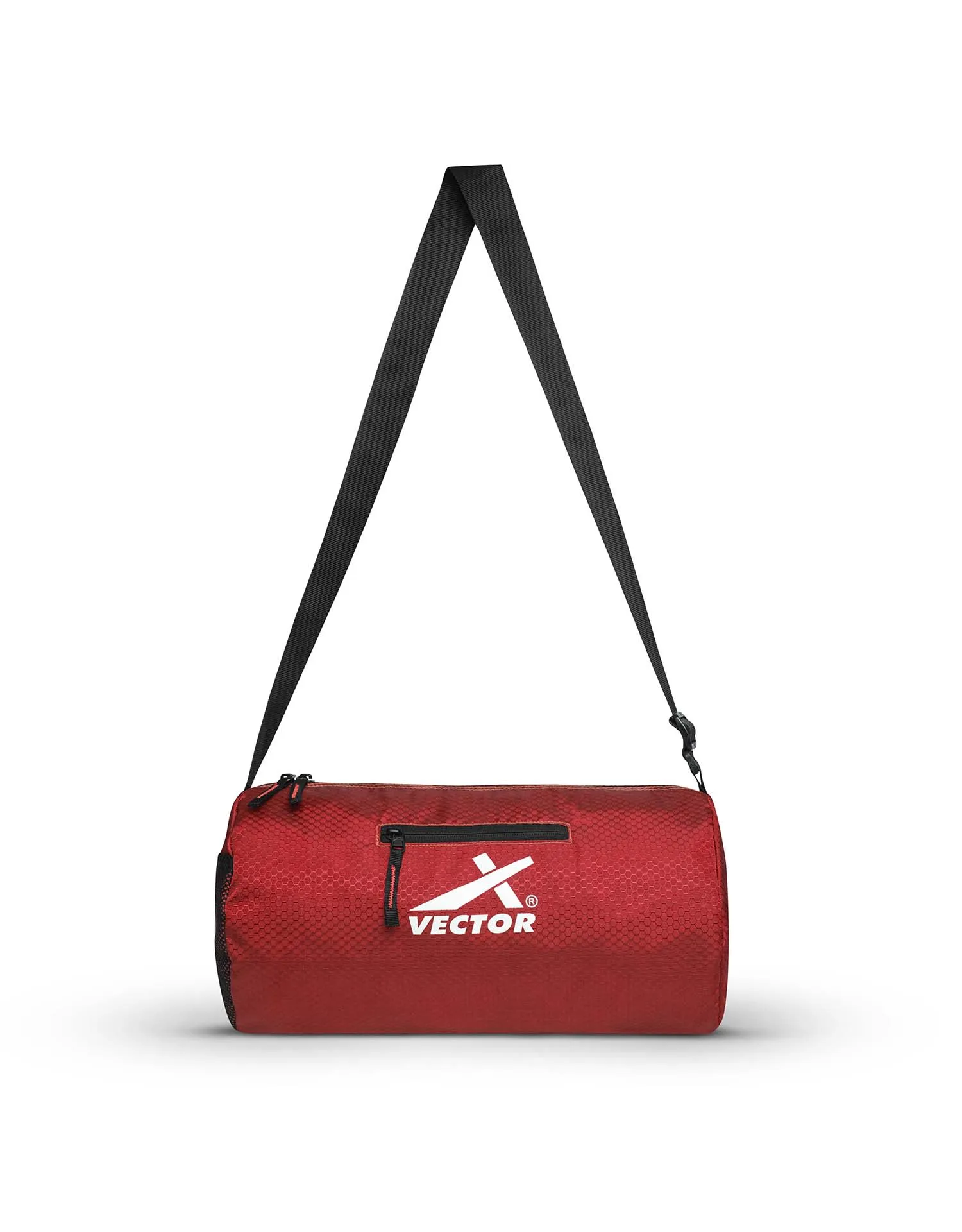 VECTOR X Attacker gym bag Polyester for Men & Women (Black) 17 L