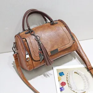 Vegan-Friendly Leather Ladies Crossbody Bag