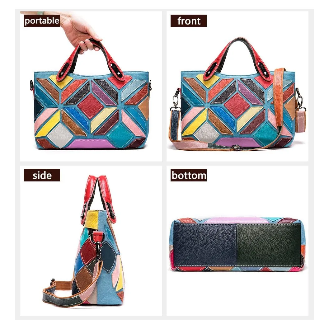 Veltique Casual Zip Tote