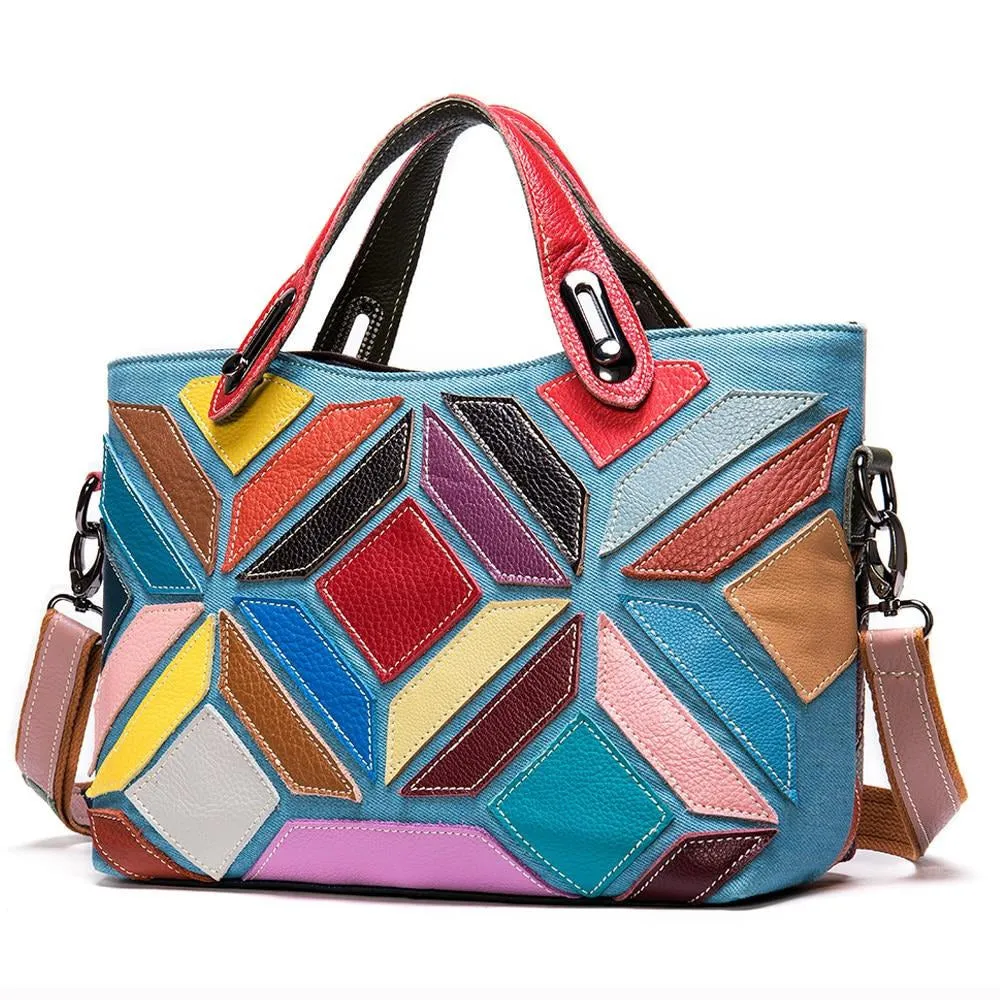 Veltique Casual Zip Tote