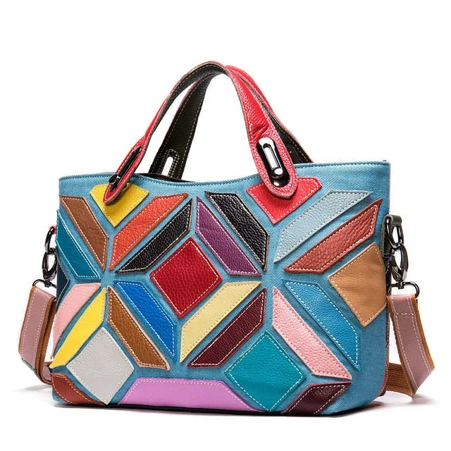Veltique Casual Zip Tote