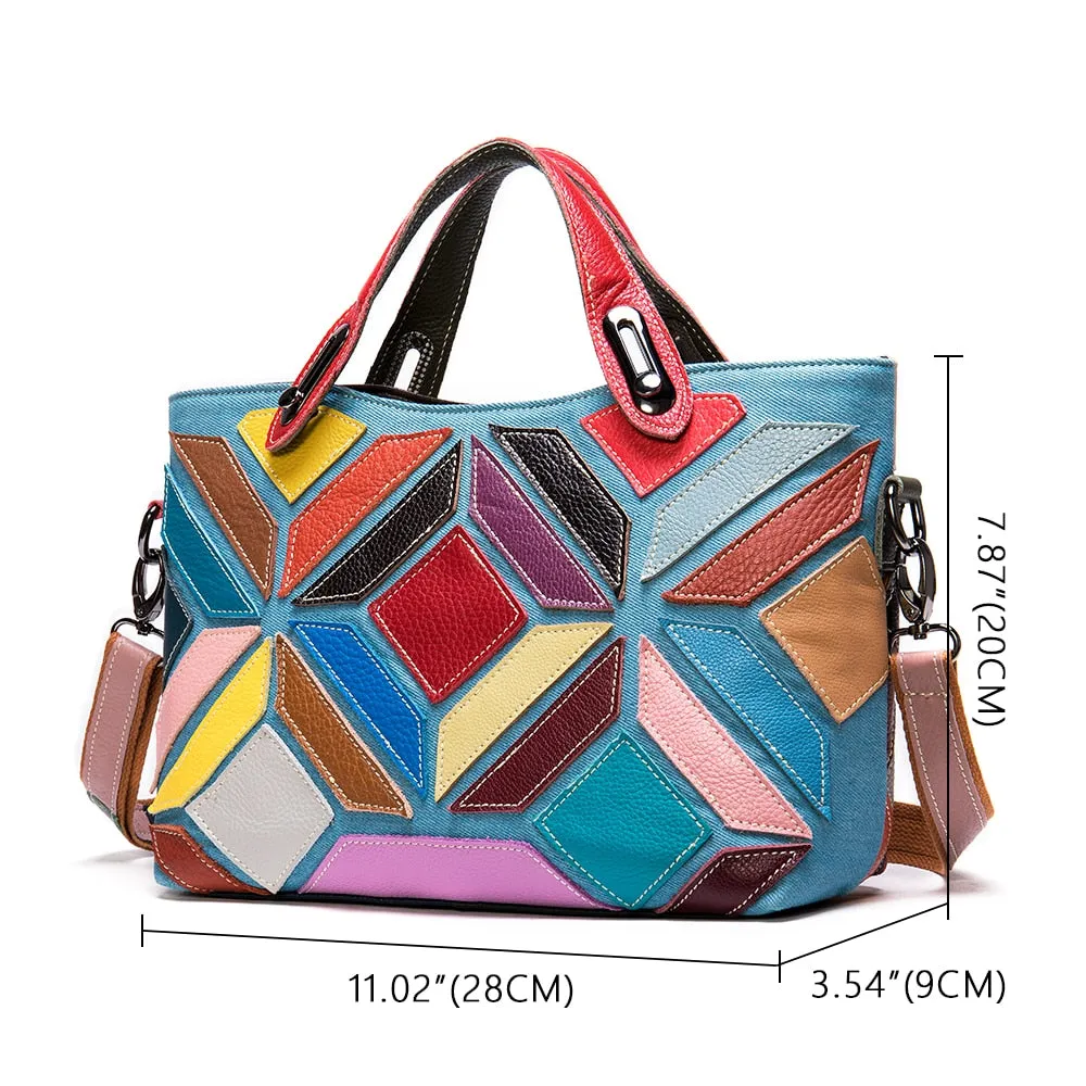 Veltique Casual Zip Tote