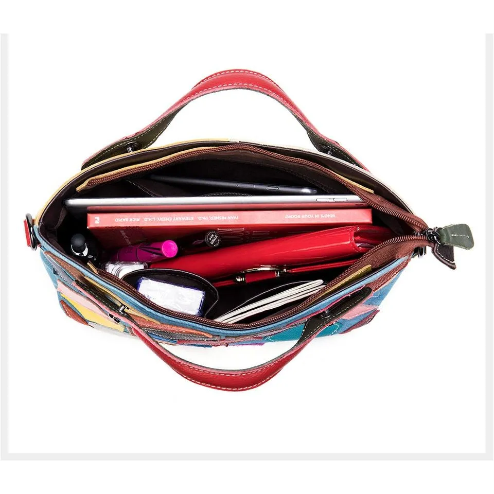 Veltique Casual Zip Tote