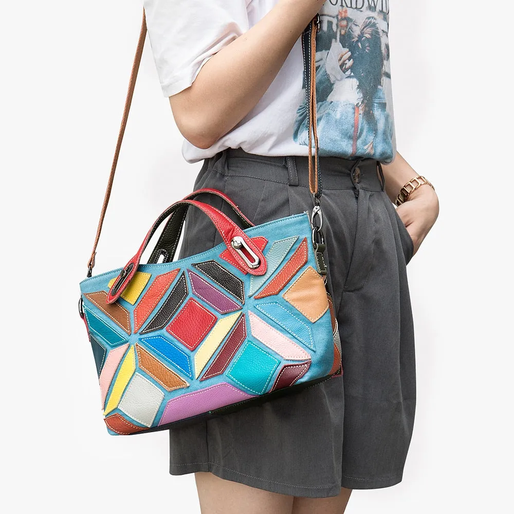 Veltique Casual Zip Tote