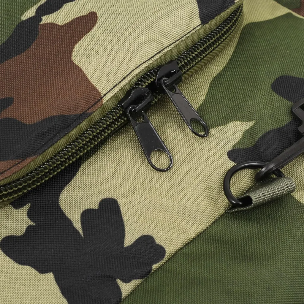 vidaXL 3-in-1 Army-Style Duffel Bag 90 L Camouflage