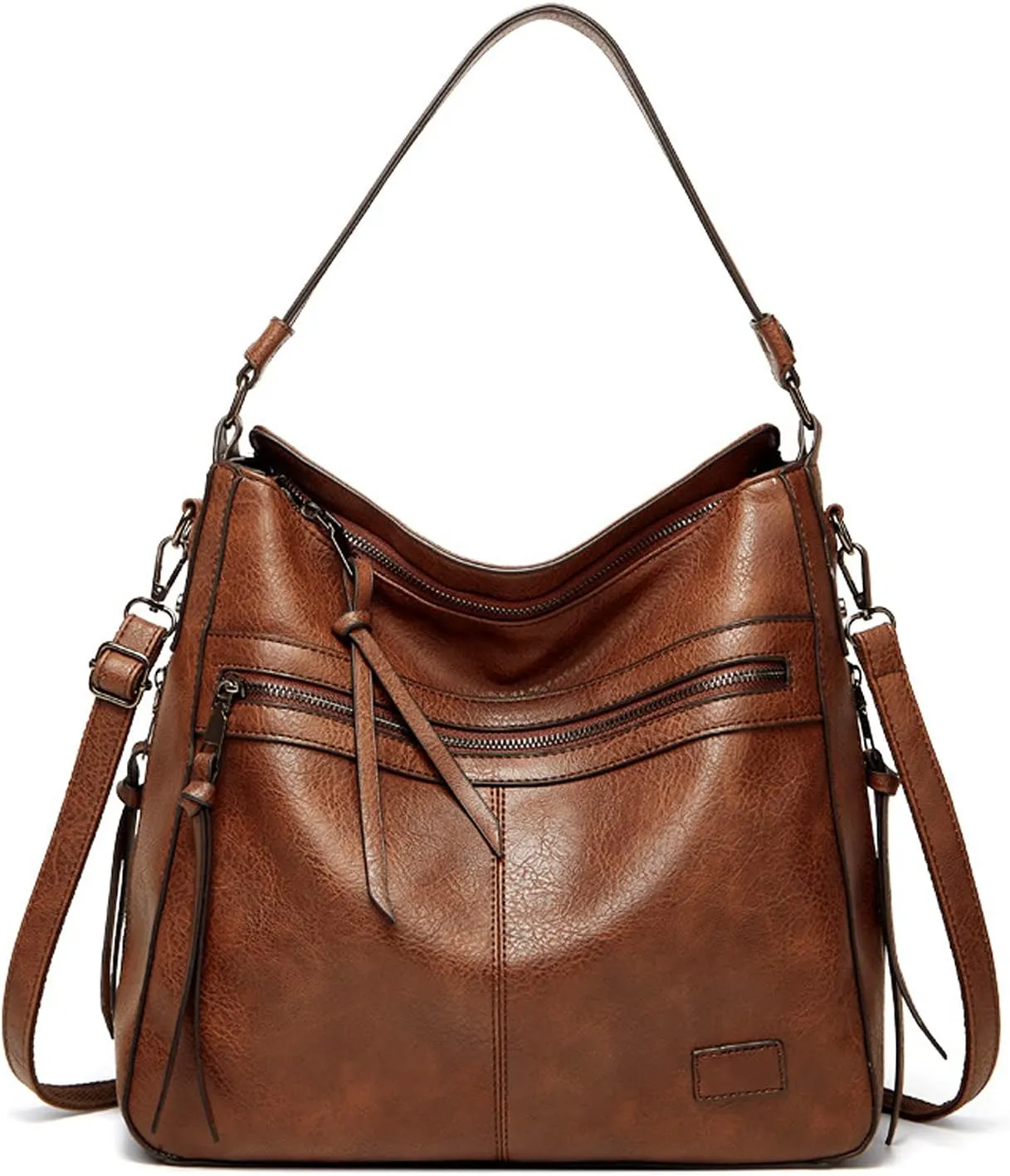 Vintage Handbag Women Hobo Top-handle Tote Bags Ladies Shoulder Bucket