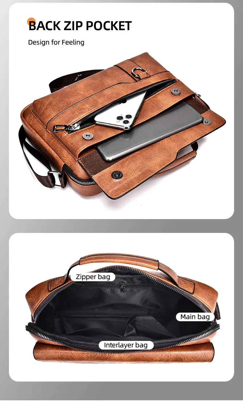 Vintage Leather handbag For Men