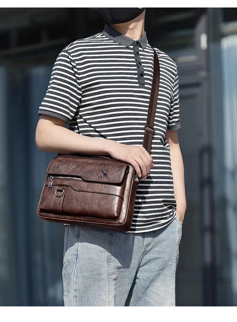 Vintage Leather handbag For Men
