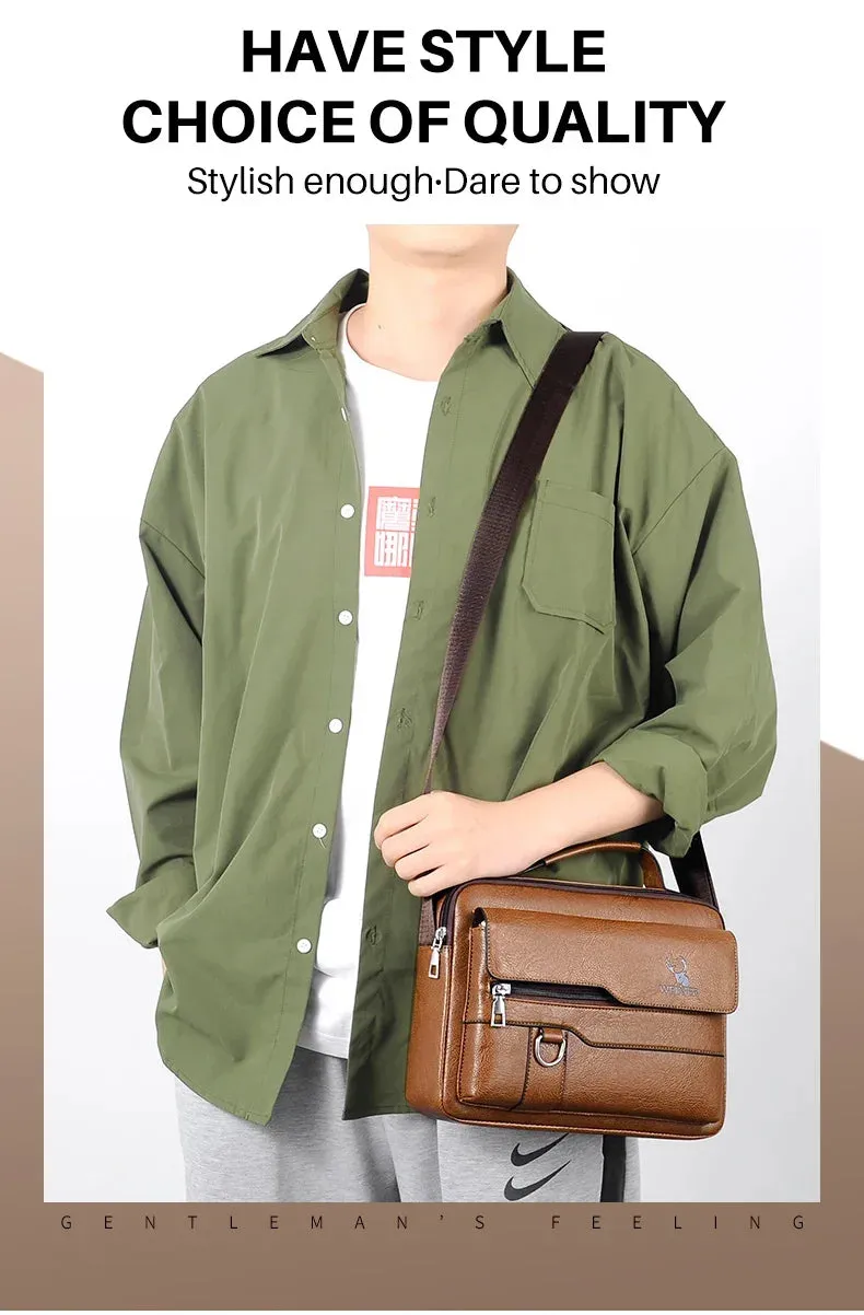 Vintage Leather handbag For Men