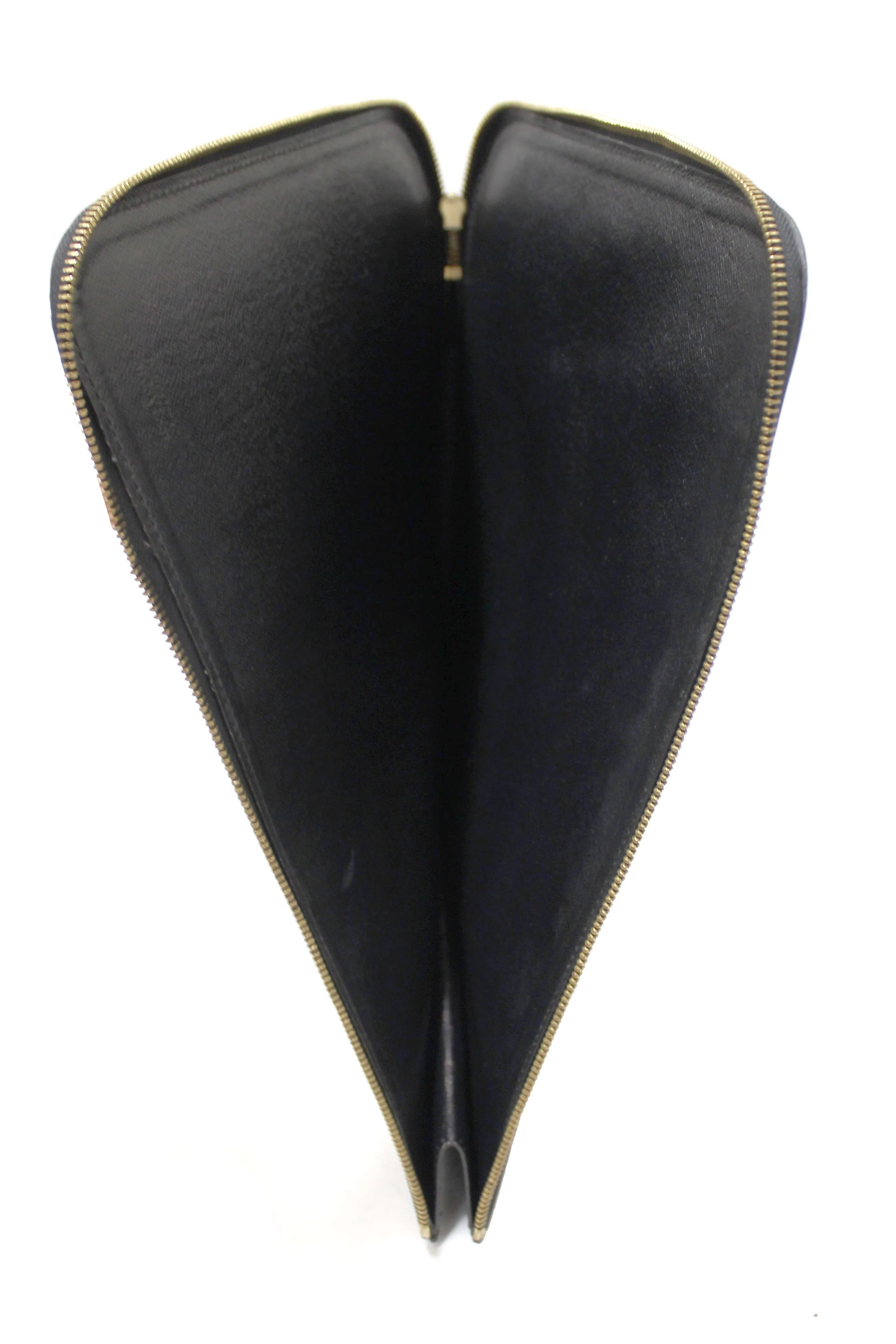 Vintage Louis Vuitton Golf Cup 1990 Charity Tournament Black Epi Leather Poche Documents Portfolio Case