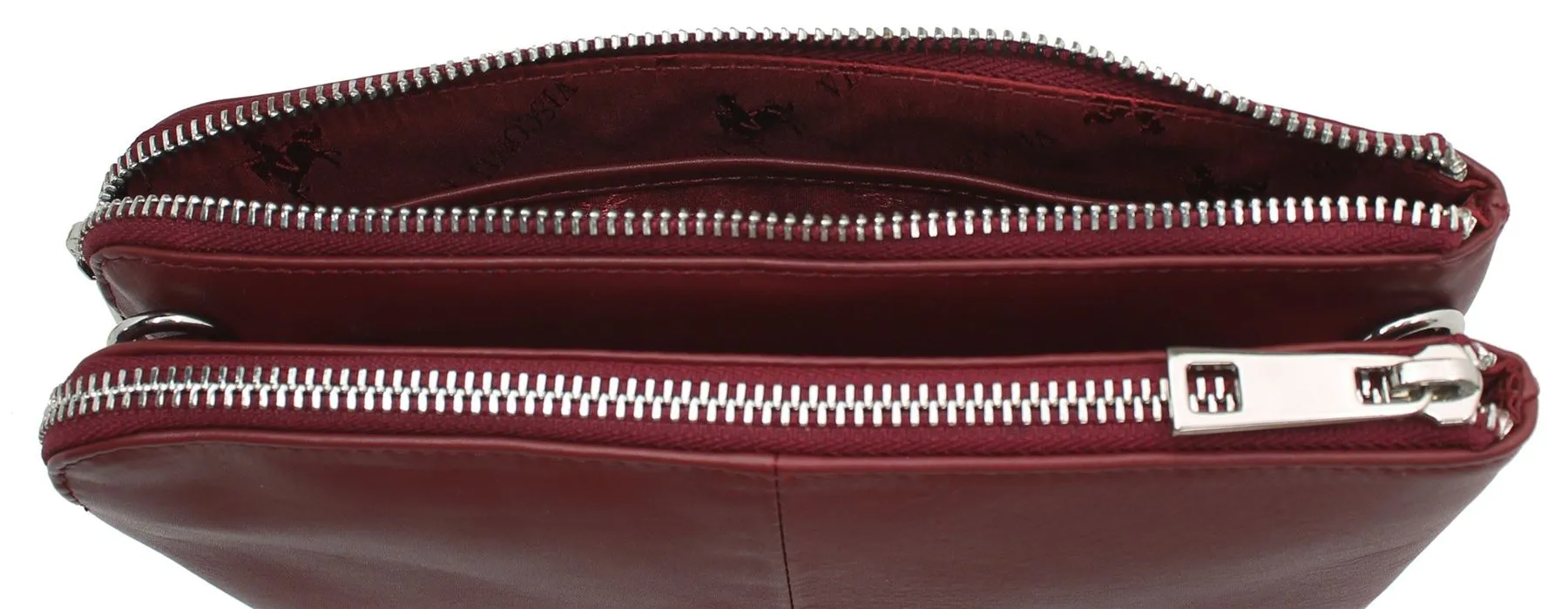 Visconti Leather Eden Clutch/Small Zip Top Shoulder Bag S9