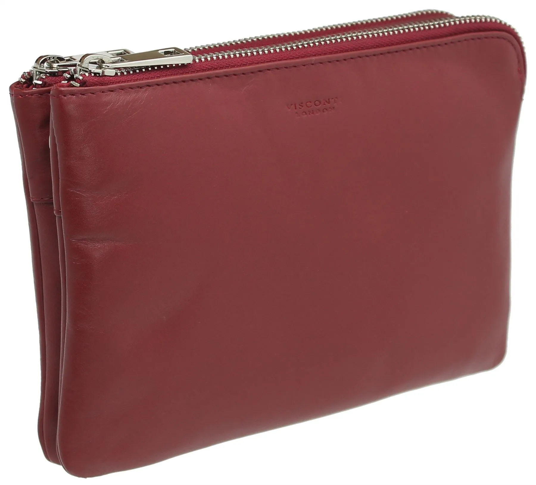 Visconti Leather Eden Clutch/Small Zip Top Shoulder Bag S9