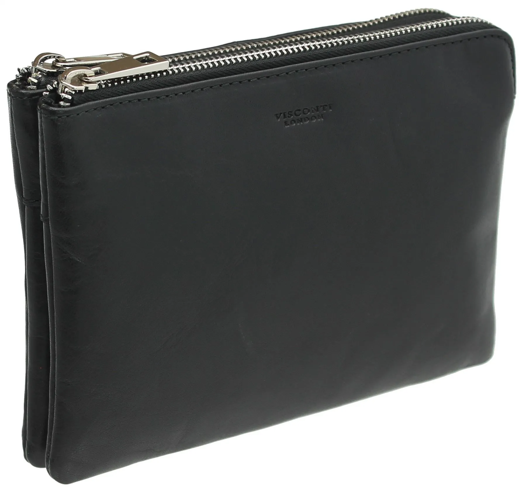 Visconti Leather Eden Clutch/Small Zip Top Shoulder Bag S9