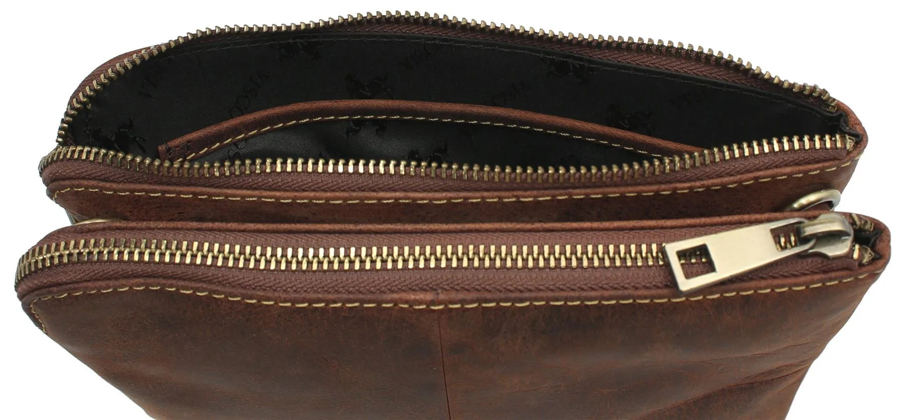 Visconti Leather Eden Clutch/Small Zip Top Shoulder Bag S9