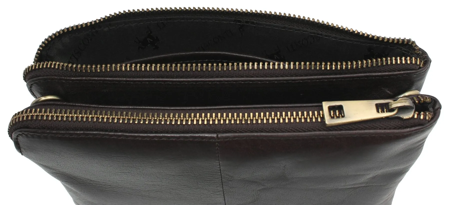 Visconti Leather Eden Clutch/Small Zip Top Shoulder Bag S9