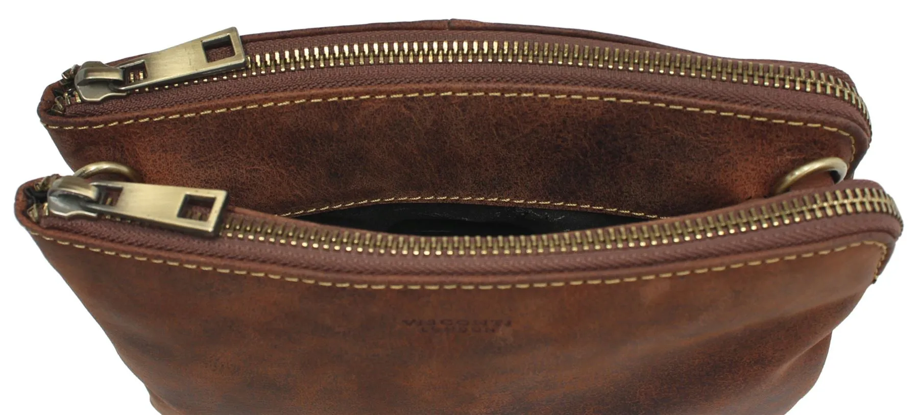 Visconti Leather Eden Clutch/Small Zip Top Shoulder Bag S9