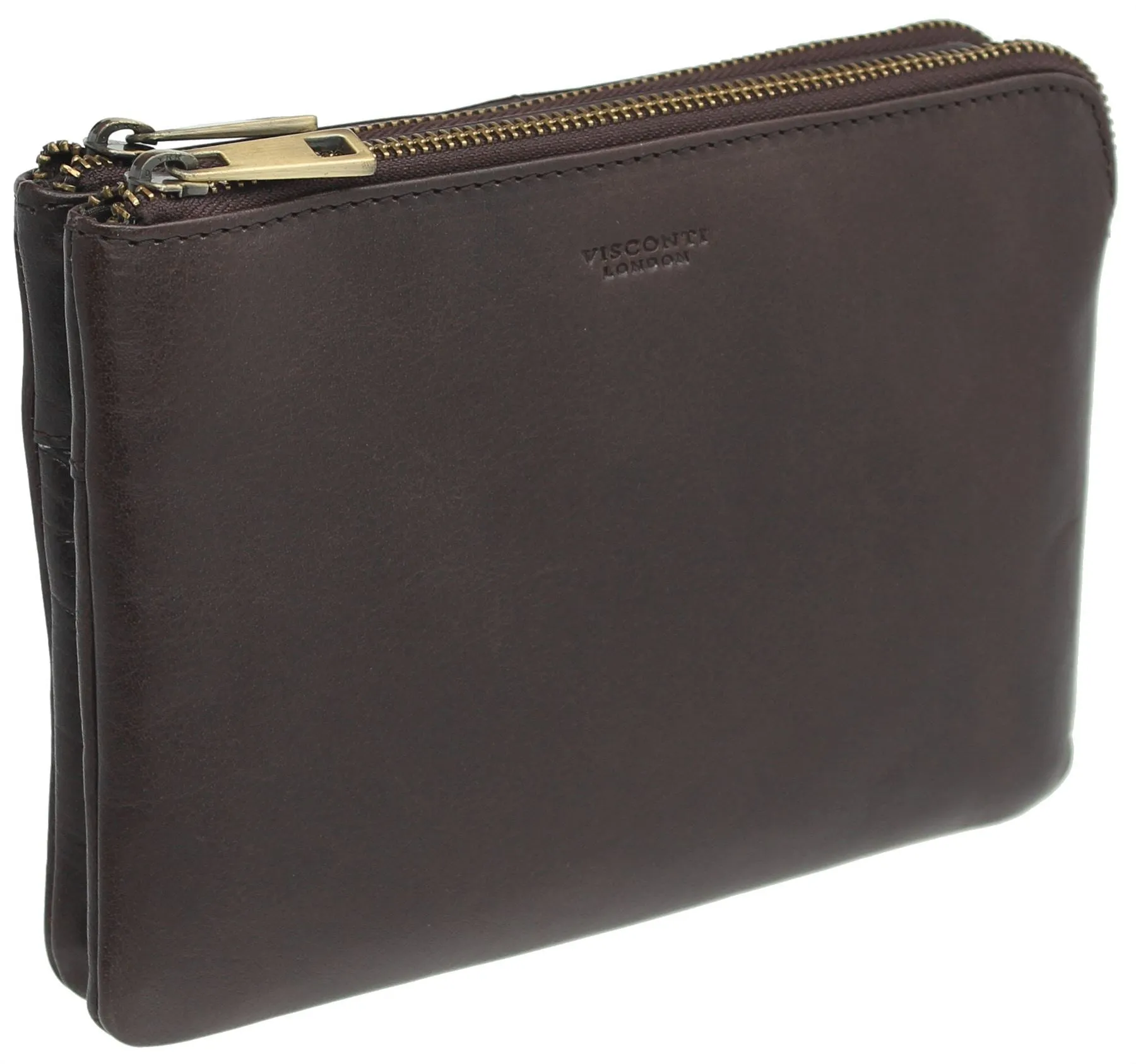 Visconti Leather Eden Clutch/Small Zip Top Shoulder Bag S9
