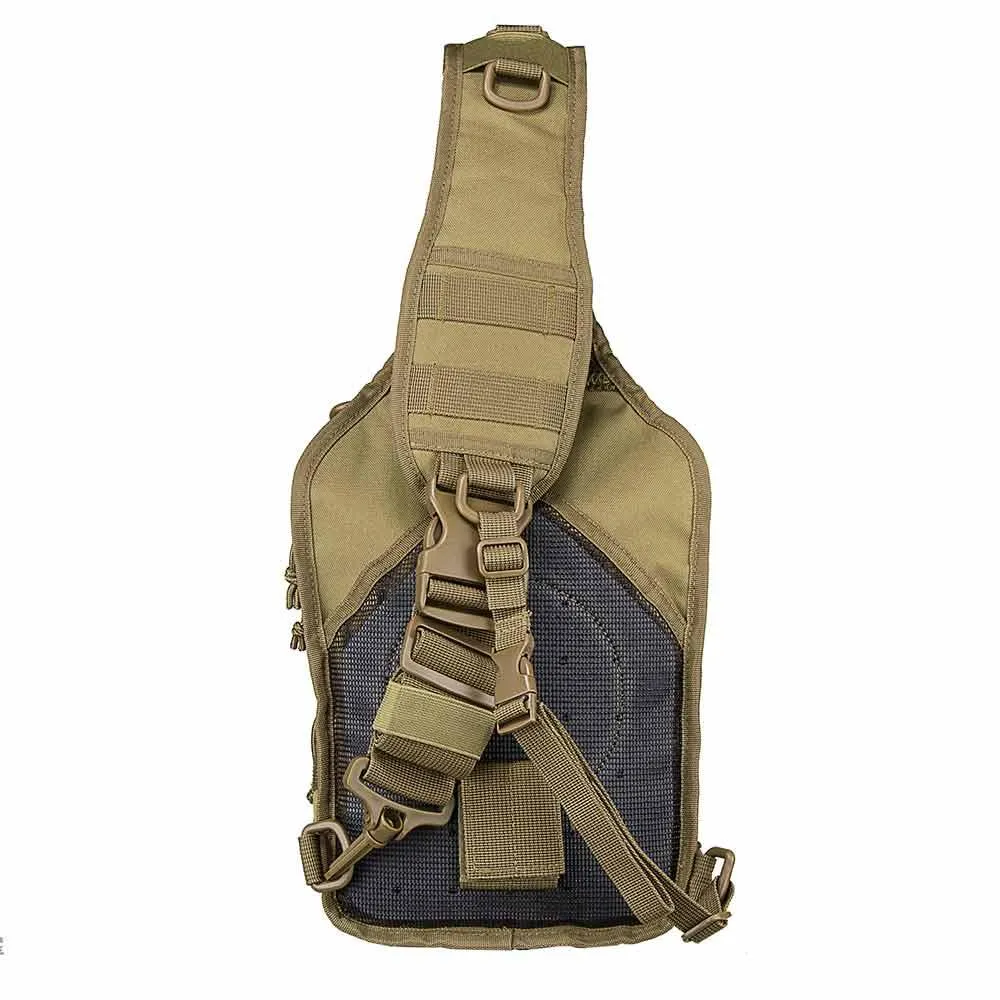 Vism Shoulder Sling Utility Bag - Tan