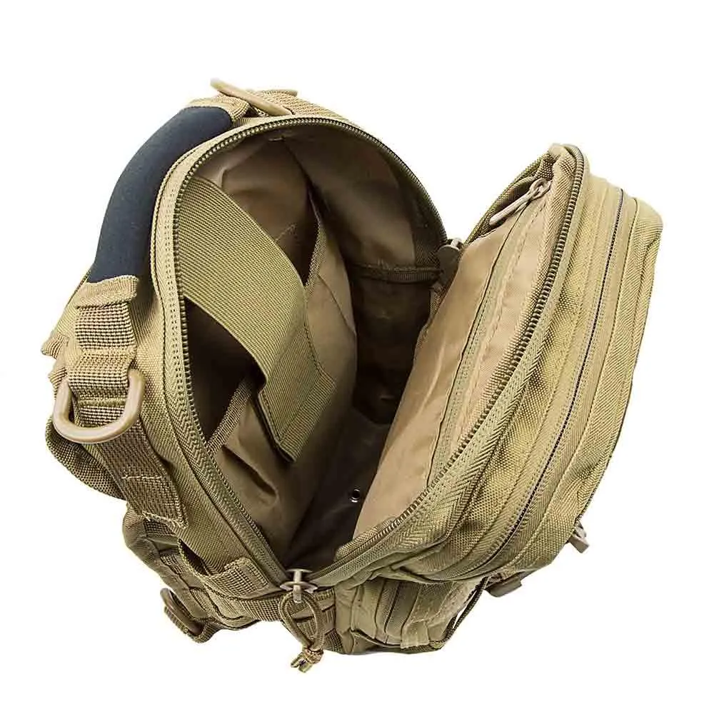 Vism Shoulder Sling Utility Bag - Tan