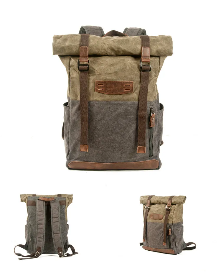 Voyager Waxed Canvas Backpack