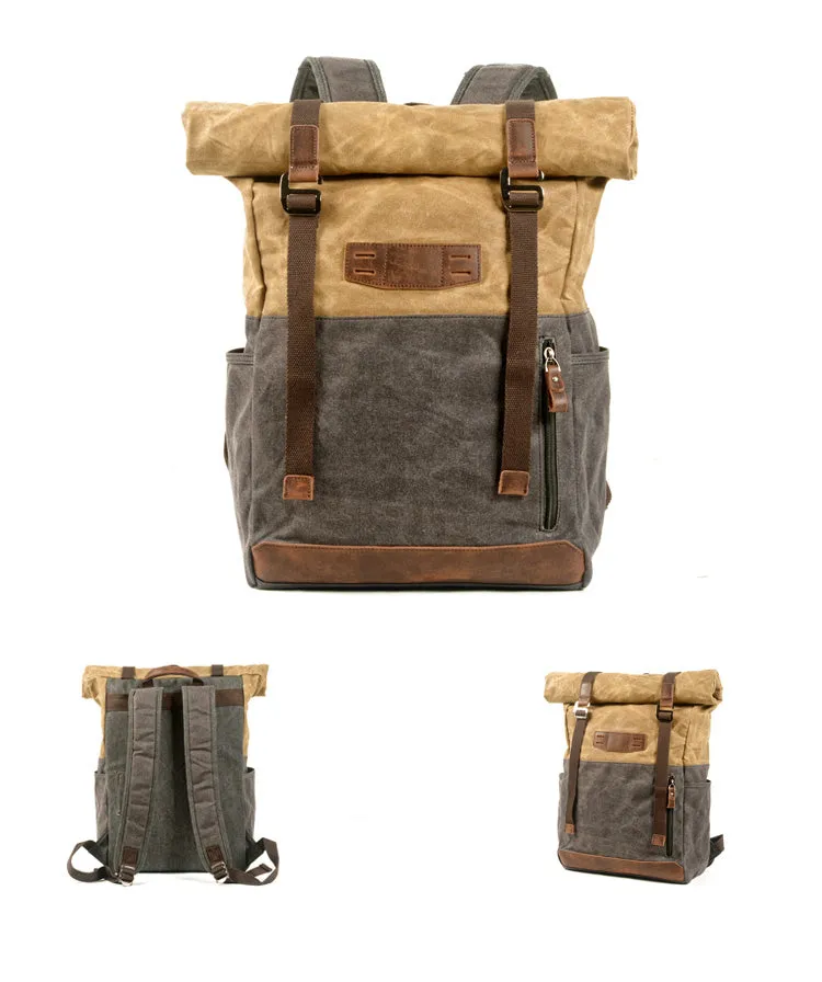 Voyager Waxed Canvas Backpack
