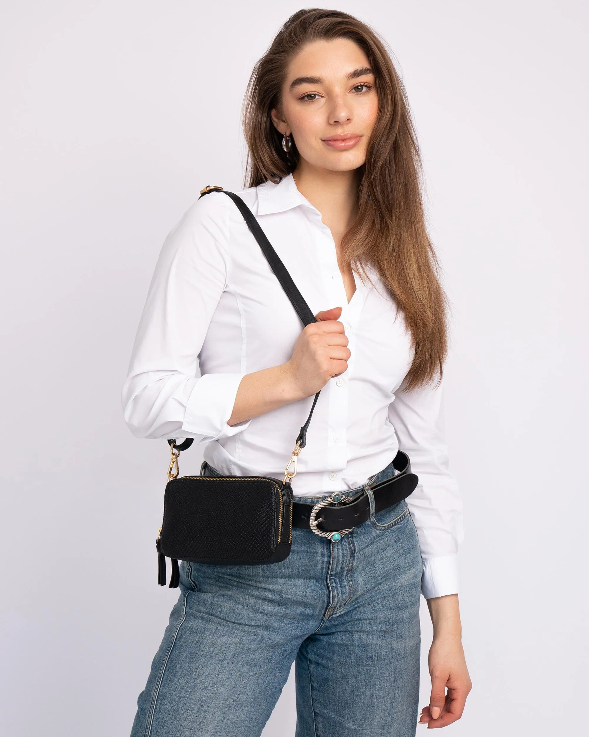 Vries | Leather Crossbody Bag