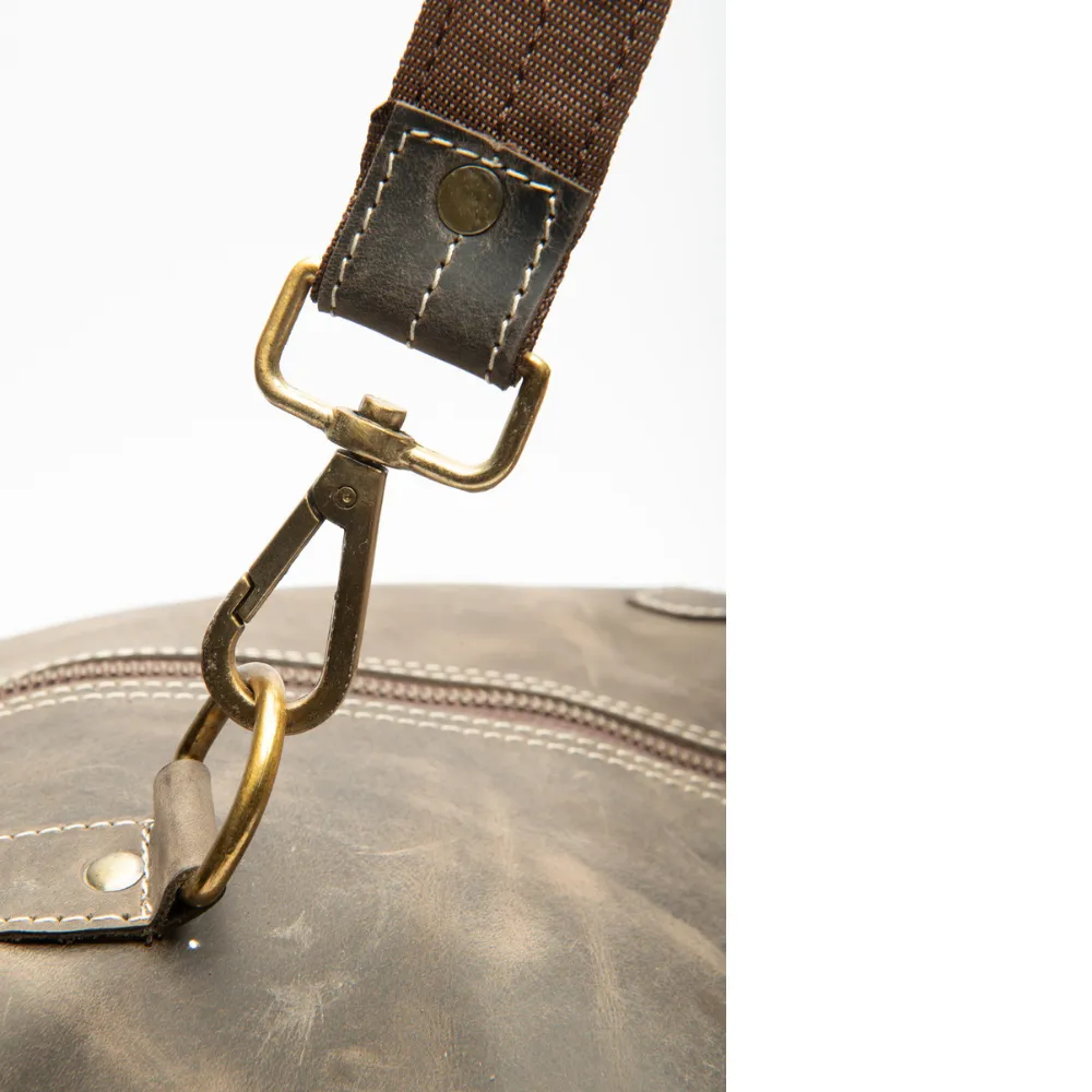 Wanderlust Vintage Leather Duffle bag