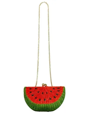 Watermelon Chain Strap Clutch
