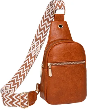 Waterproof Backpack for Men Women Multi Pocket Crossbody Purses Shoulder Handbags Waterproof Backpack(Brown)