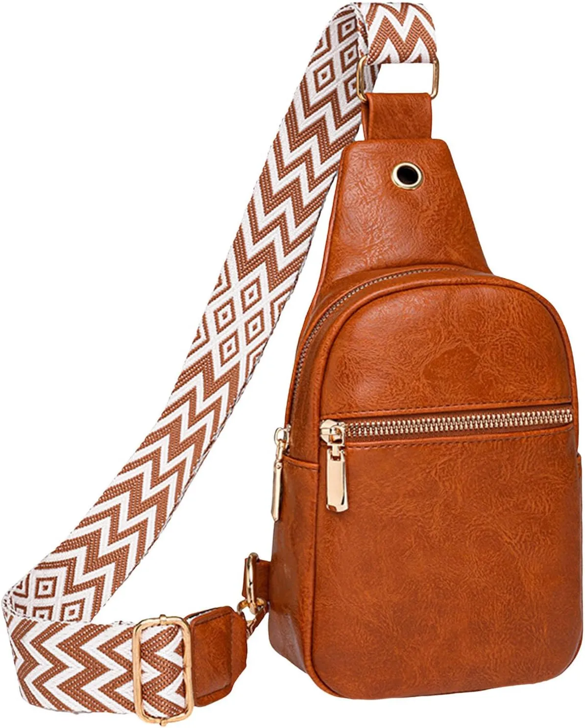 Waterproof Backpack for Men Women Multi Pocket Crossbody Purses Shoulder Handbags Waterproof Backpack(Brown)