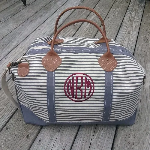 Weekender Bag  Striped or Solid