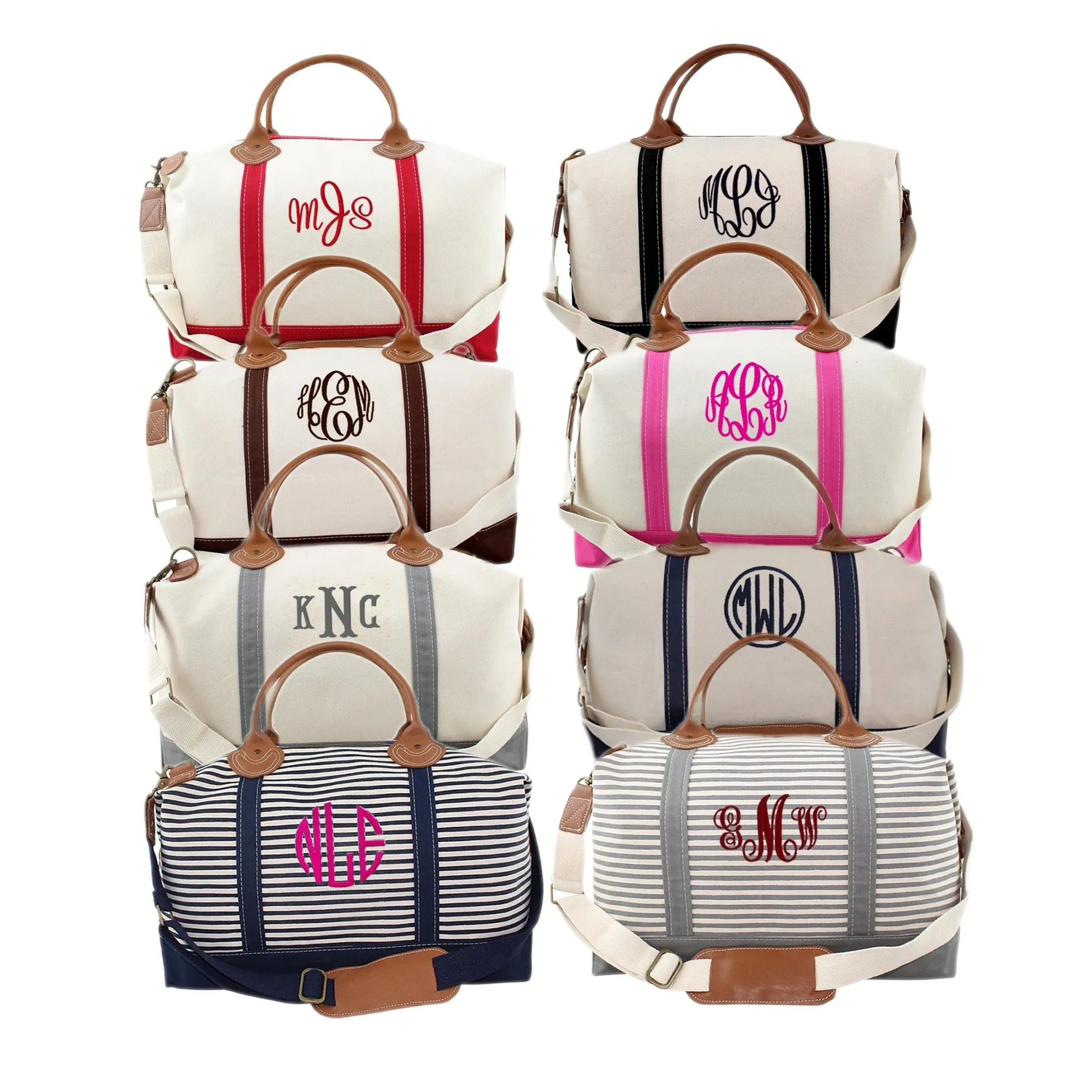 Weekender Bag  Striped or Solid