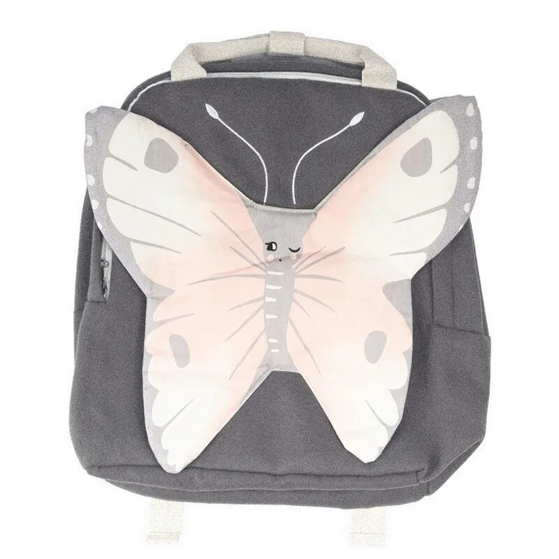 Wenkouban Children Backpack Animals Design Girl Boys Backpack Toddler Kids School Bag Kindergarten Cartoon Rabbit Butterfly lion print Bag