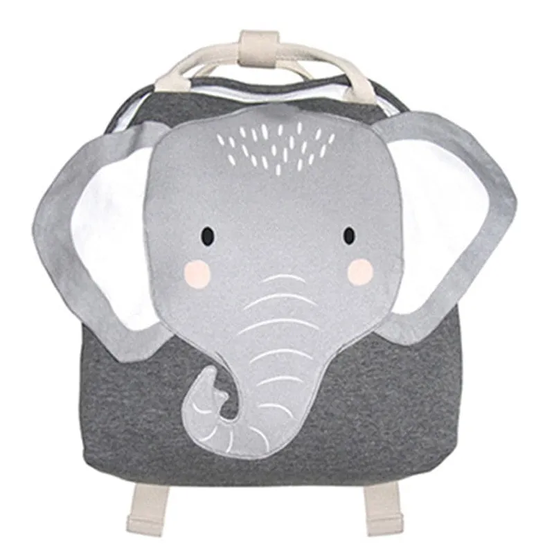 Wenkouban Children Backpack Animals Design Girl Boys Backpack Toddler Kids School Bag Kindergarten Cartoon Rabbit Butterfly lion print Bag