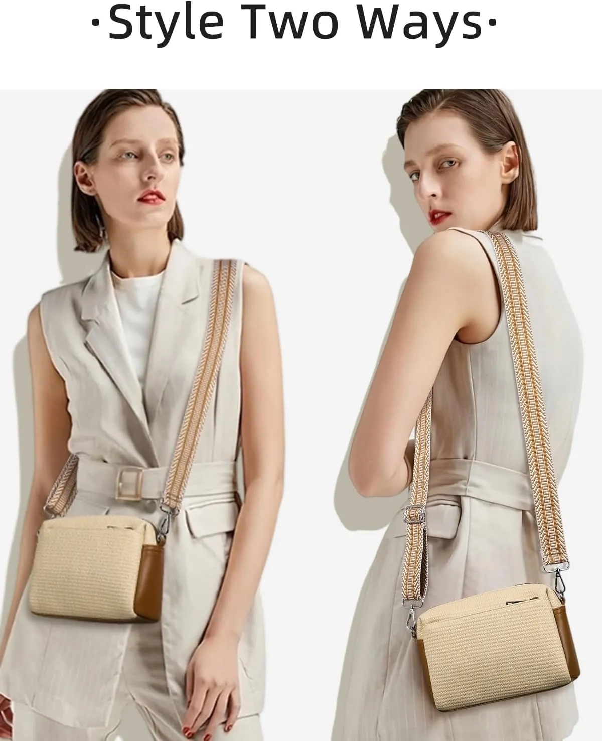 WESTBRONCO Small Crossbody Bags for Women, Shoulder Handbags, Satchel Purse with Adjustable Strap