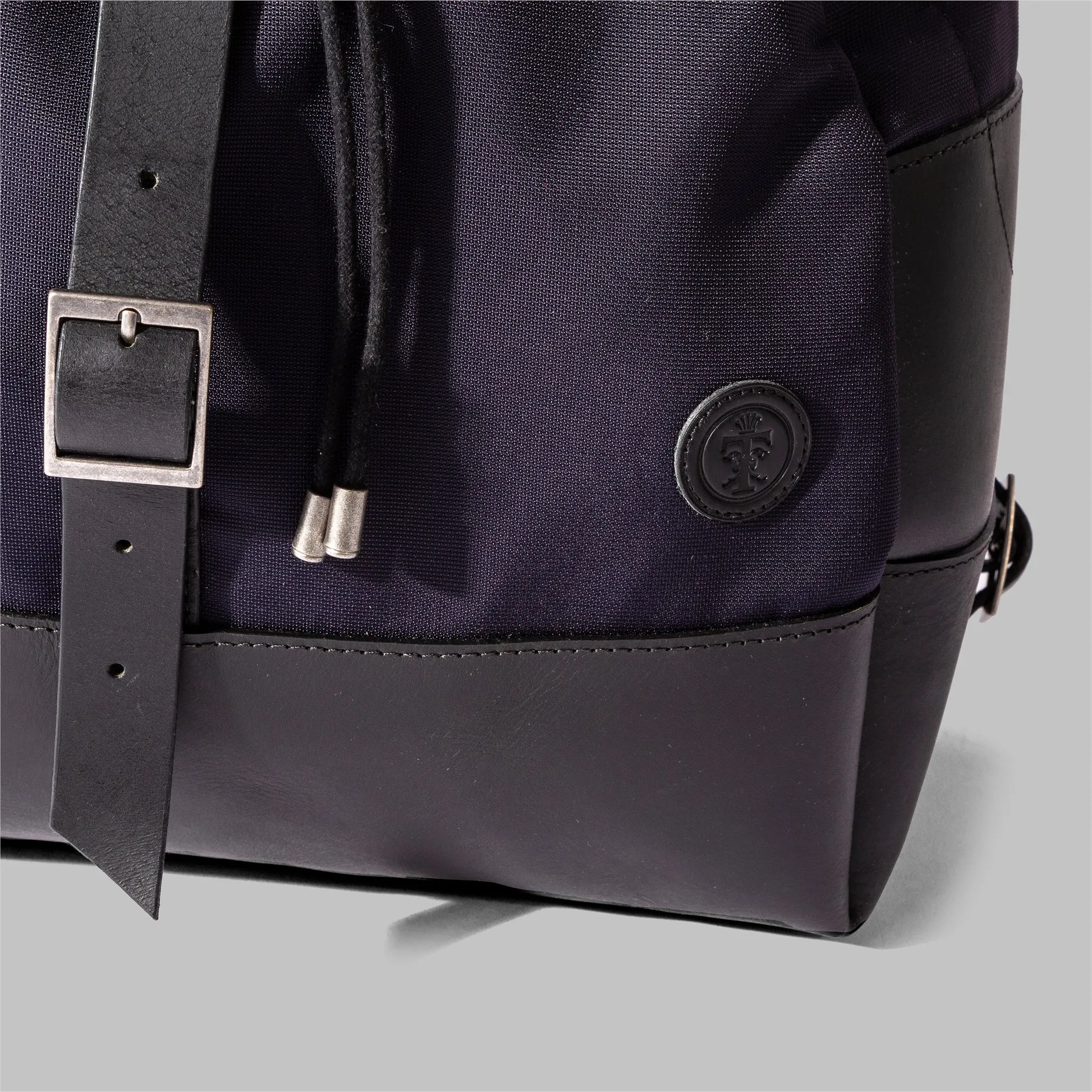 Weston Navy Nylon Rucksack