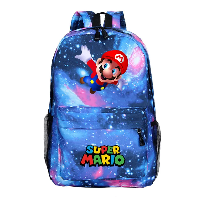 Wholesale cartoon game schoolbag creative pattern heat transfer backpack JDC-BP-Henlie007