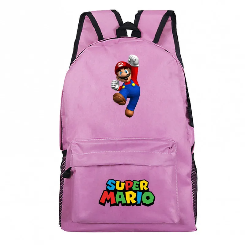 Wholesale cartoon game schoolbag creative pattern heat transfer backpack JDC-BP-Henlie007