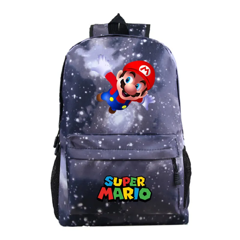Wholesale cartoon game schoolbag creative pattern heat transfer backpack JDC-BP-Henlie007